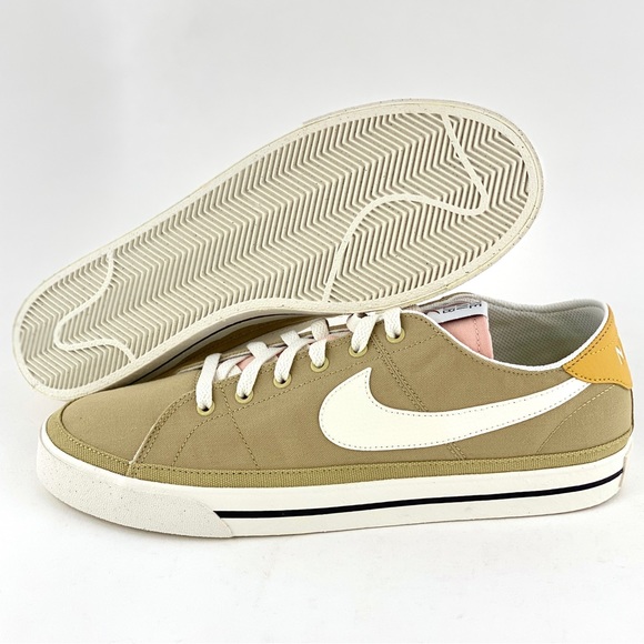 Nike Court Legacy Canvas Next Nature Wheat Sail Men's Sneakers Shoes DV0516-700 - Picture 2 of 12